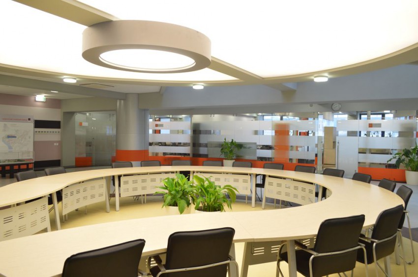 Интерьерный дизайн офисных помещения Северского трубного завода